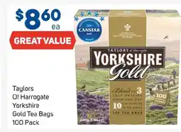 Foodland Taylors of harrogate yorkshire gold tea bags offer