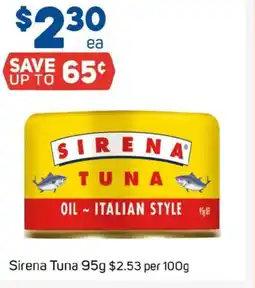 Foodland Sirena tuna offer