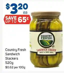 Foodland Country fresh sandwich stacker offer