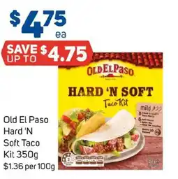 Foodland Old el paso hard 'n soft taco kit offer