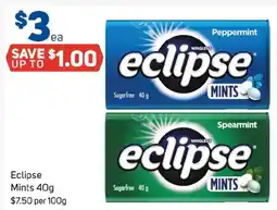 Foodland Eclipse mints offer