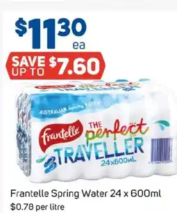 Foodland Frantelle spring water offer