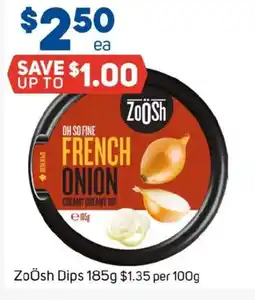 Foodland Zoösh dips offer