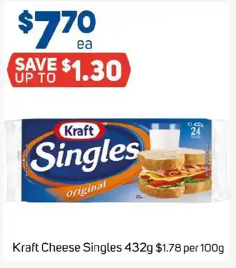 Foodland Kraft cheese singles offer