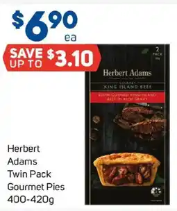 Foodland Herbert adams twin pack gourmet pies offer