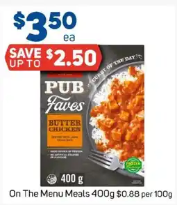 Foodland On the menu meals offer