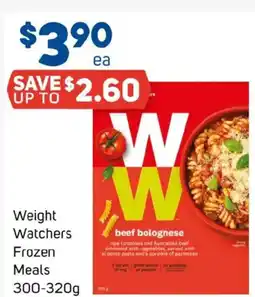 Foodland Weight watchers frozen meals offer