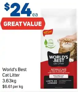 Foodland World's best cat litter offer