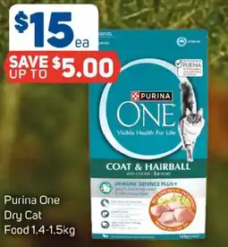Foodland Purina one dry cat food offer