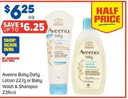 Foodland Aveeno baby daily lotion or baby wash & shampoo offer