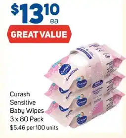 Foodland Curash sensitive baby wipes offer