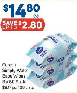 Foodland Curash simply water baby wipes offer