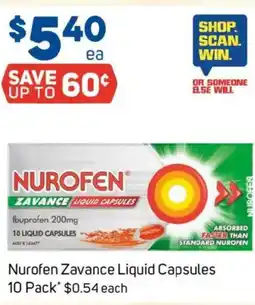 Foodland Nurofen zavance liquid capsules offer