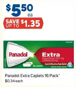 Foodland Panadol extra caplets offer