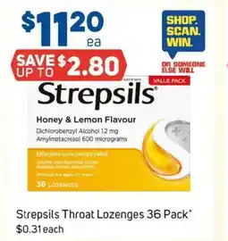 Foodland Strepsils throat lozenges offer