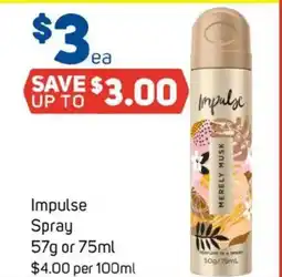 Foodland Impulse spray or offer