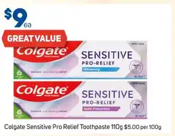Foodland Colgate sensitive pro relief toothpaste offer