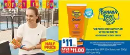 Foodland Banana boat spf50+sunscreen offer