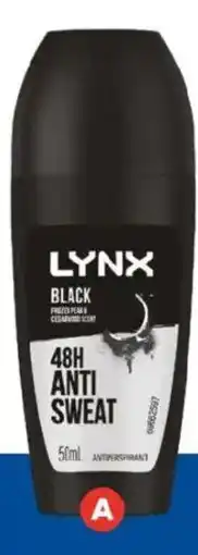 Foodland Lynx roll on deodorant offer