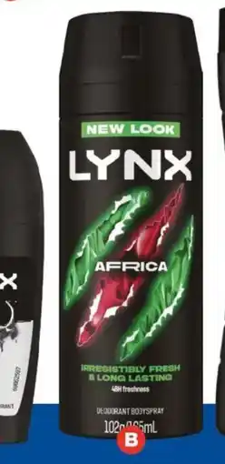 Foodland Lynx deodorant offer