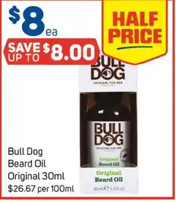 Foodland Bull dog beard oil original offer