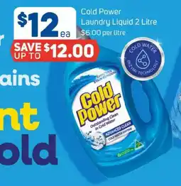Foodland Cold power laundry liquid offer