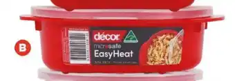 Foodland Décor microsafe easy heat round container offer