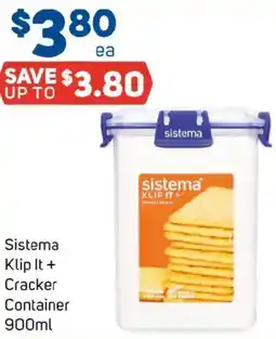 Foodland Sistema klip it + cracker container offer