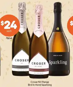 Foodland Croser nv range bird in hand sparkling offer
