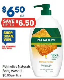 Foodland Palmolive naturals body wash offer