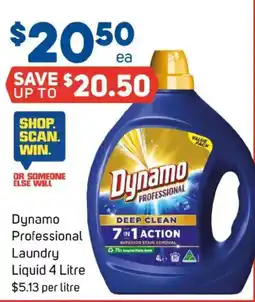 Foodland Dynamo professional laundry liquid offer