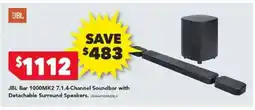 Harvey Norman Jbl bar channel soundbar with detachable surround speakers offer