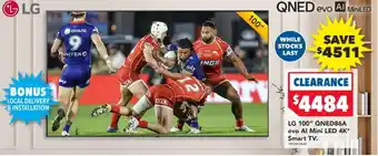 Lg qned86a evo al mini led smart tv