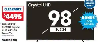 Samsung du9000 crystal uhd led smart tv