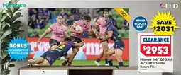 Harvey Norman Hisense q7qau qled 144hz smart tv offer