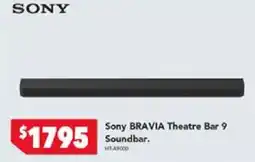 Harvey Norman Sony bravia theatre bar 9 soundbar offer