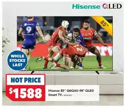 Harvey Norman Hisense q6qau qled smart tv offer