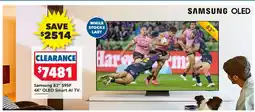 Harvey Norman Samsung s95f oled smart ai tv offer