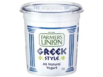 Foodland Farmers union greek style natural yogurt 500g offer