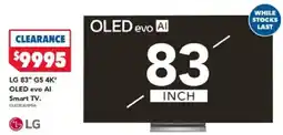 Harvey Norman LG g5 oled evo ai smart tv offer