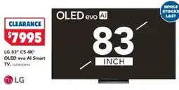 Harvey Norman Lg c5 oled evo al smart tv offer