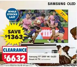 Harvey Norman Samsung s95f oled smart al tv offer