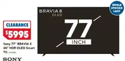 Harvey Norman Sony bravia 8 hdr oled smart tv offer
