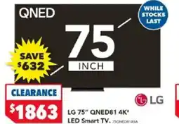 Harvey Norman Lg qned82 led smart tv offer