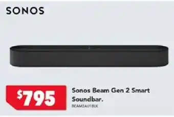Sonos beam gen 2 smart soundbar