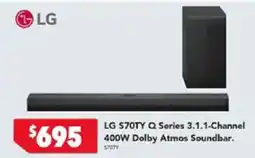 Harvey Norman Lg s70ty q series channel dolby atmos soundbar. offer