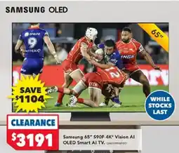 Harvey Norman Samsung s90f vision al oled smart ai tv offer