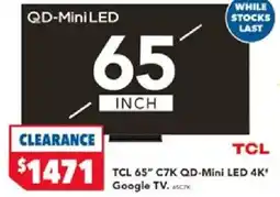 Harvey Norman Tcl c7k qd-mini led google tv offer