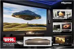 Harvey Norman Hisense l9q trichroma laser tv projector offer