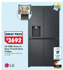 Harvey Norman Lg door-in- door french-door fridge offer